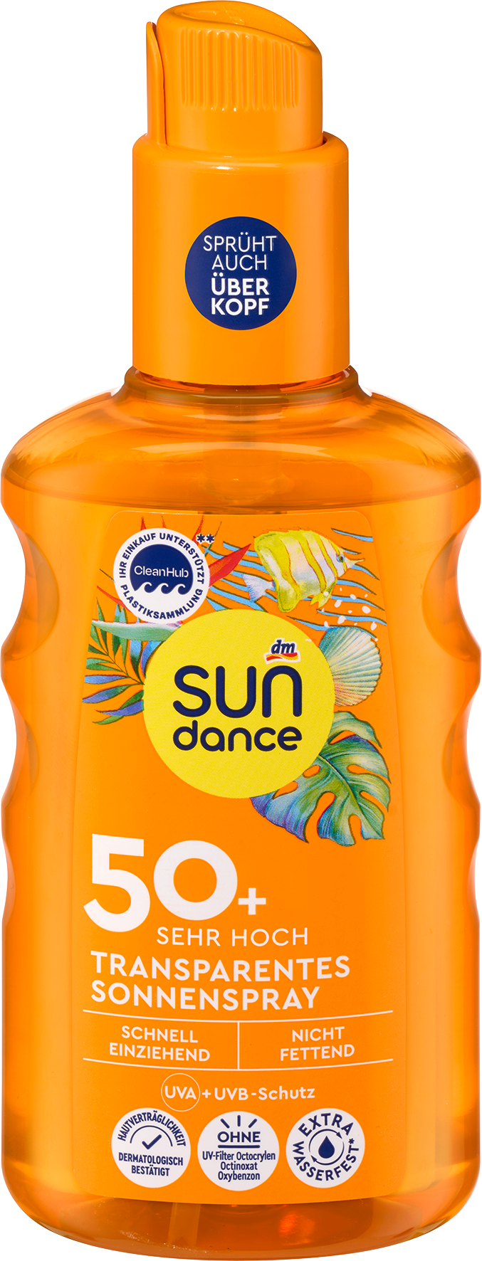 سوندانس بخاخ صن شفاف SPF 50+، 200 مل