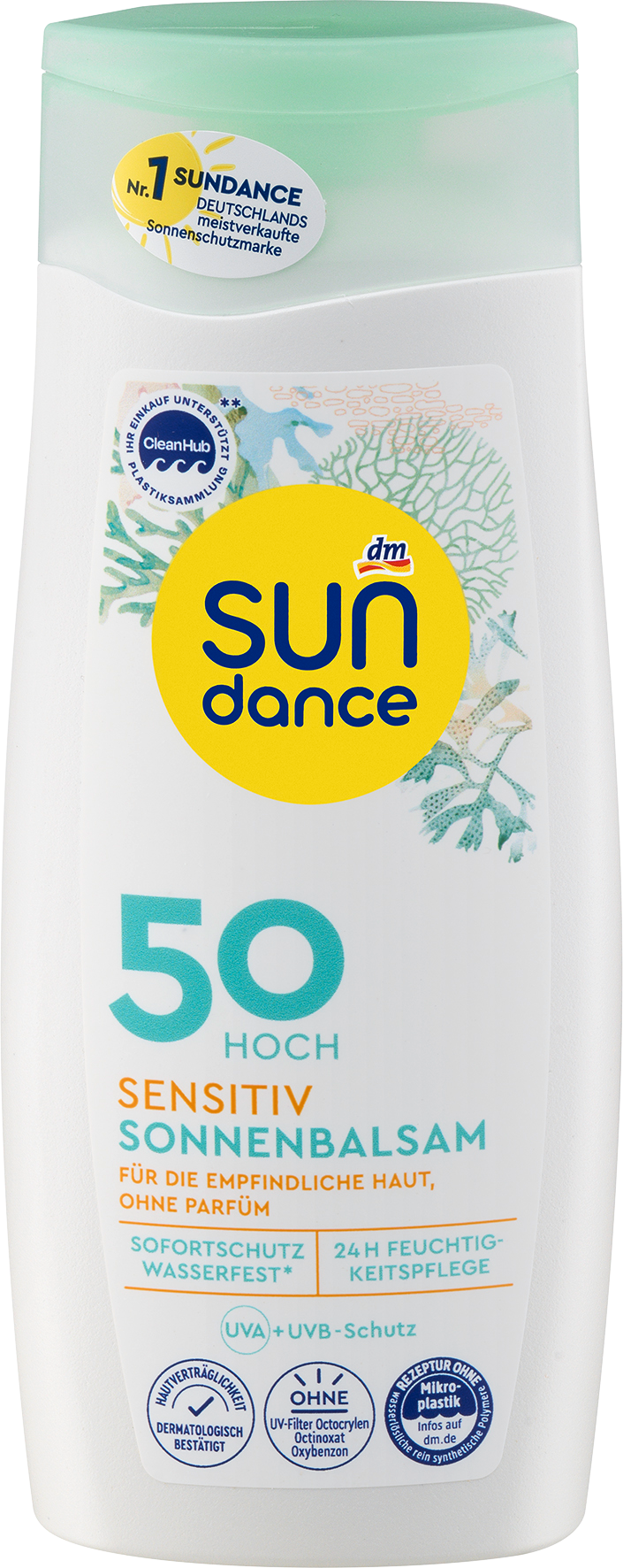 سوندانس بلسم الشمس الحساس SPF 50، 200 مل