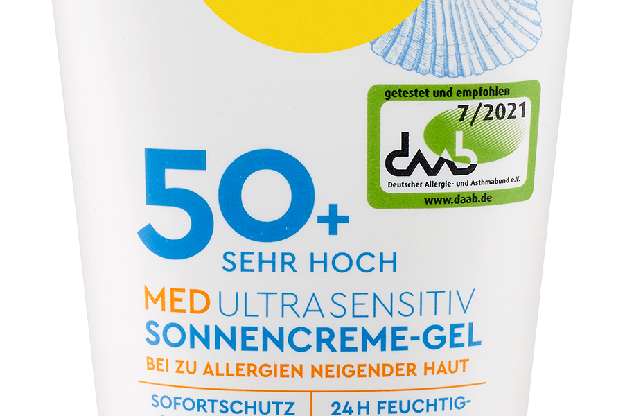جل كريم الشمس SUNDANCE، MED شديد الحساسية، SPF 50+، 150 مل