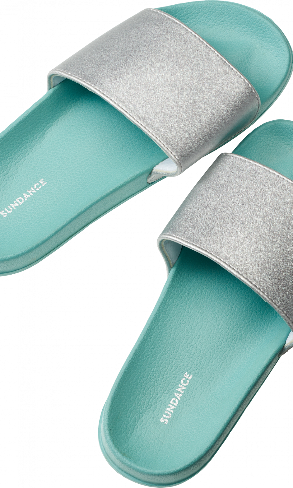 ساندانس بغل حمام دامن فيروزي / فضي مقاس 37 ، 1 قطعة