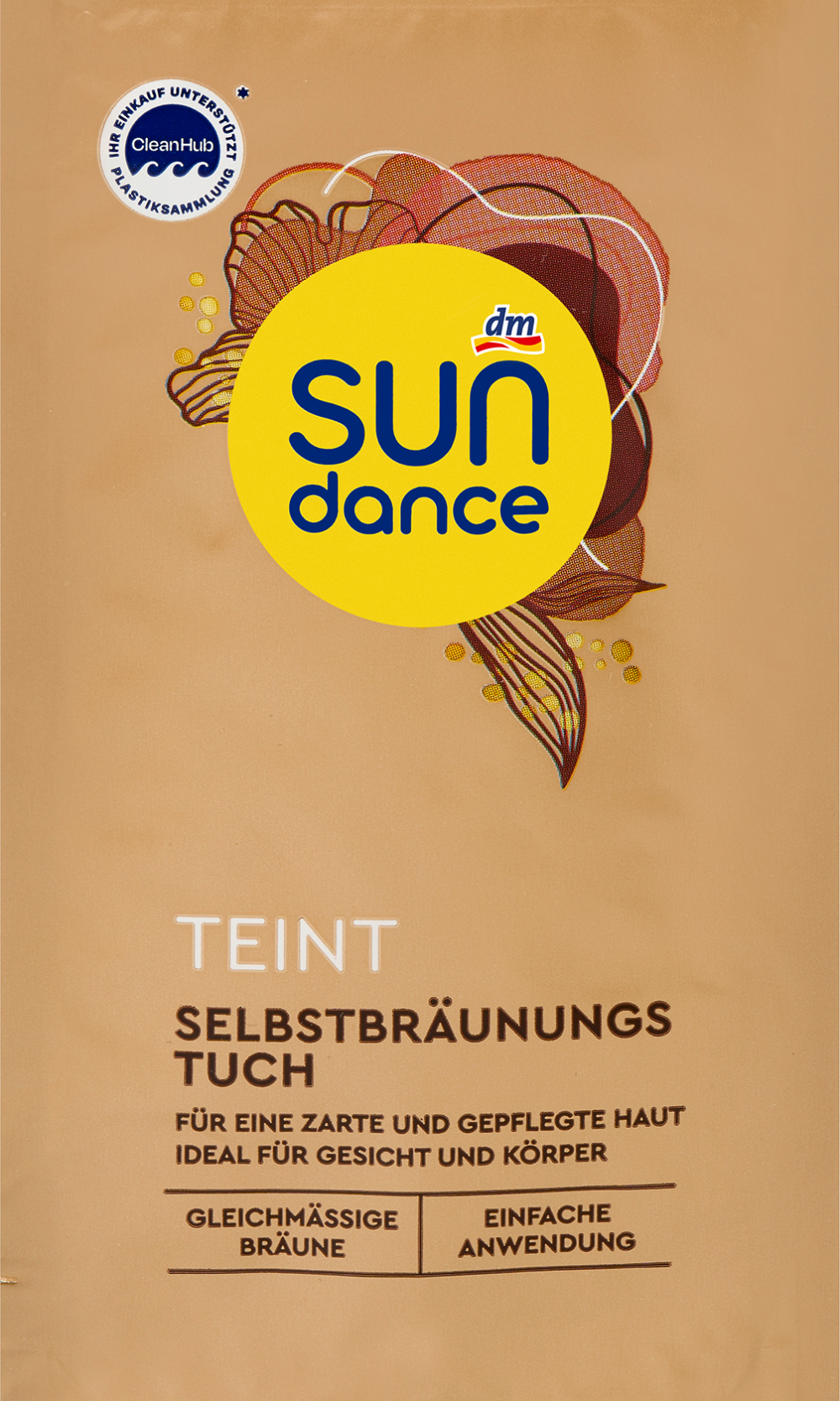 SUNDANCE قطعة قماش ذاتية التسمير، 1 قطعة