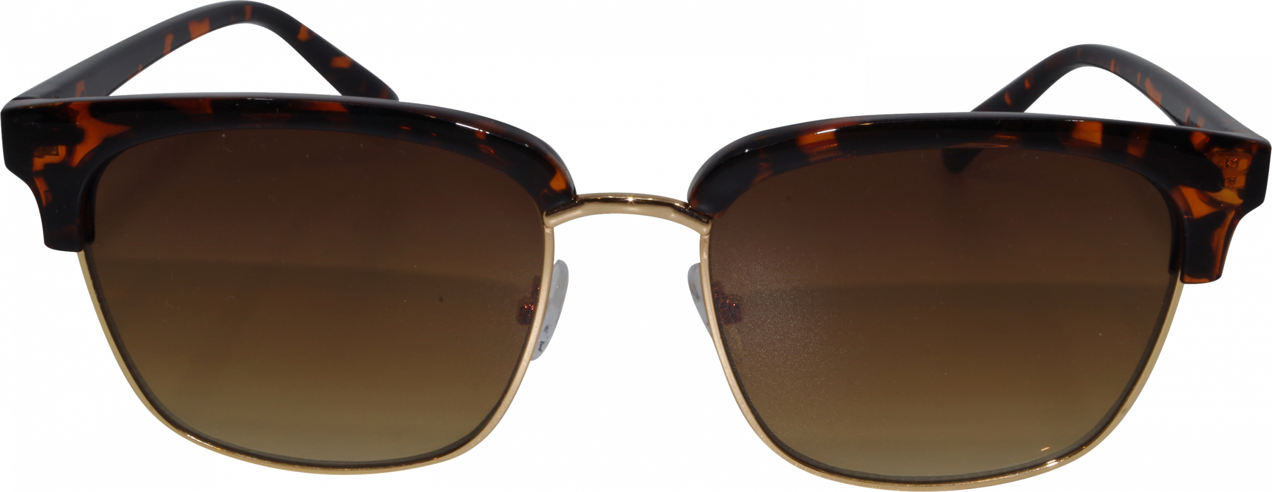 نظارة شمسية SUNDANCE إطار منقوش بني للبالغين وإطار ذهبي، بصريات هافانا، 1 قطعة