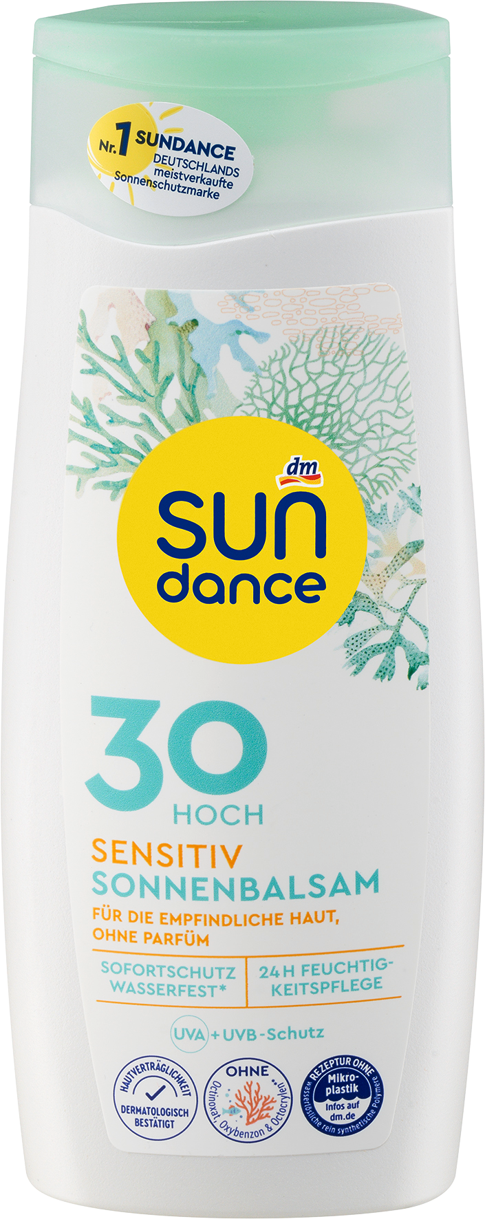 سوندانس مرطب للشمس للحساسية SPF 30، 200 مل