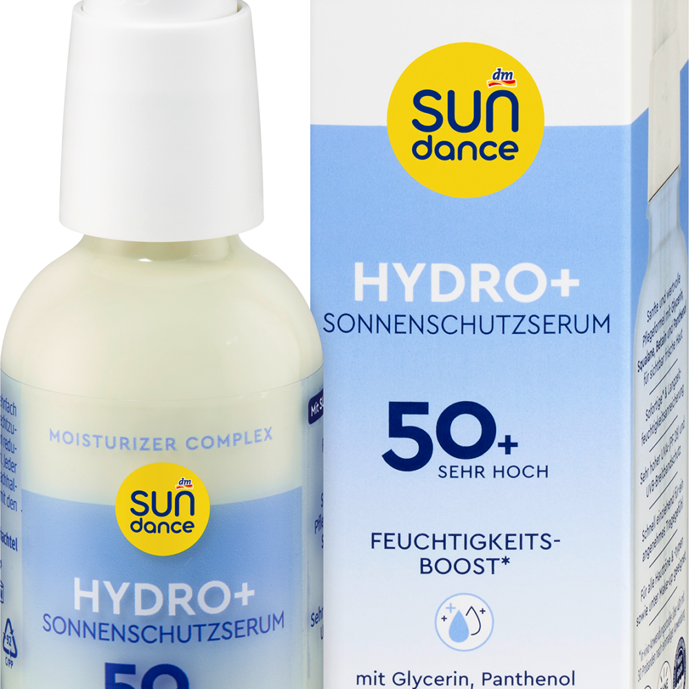 SUNDANCE سيروم سائل للوجه، Hydro+، SPF 50+، 50 مل