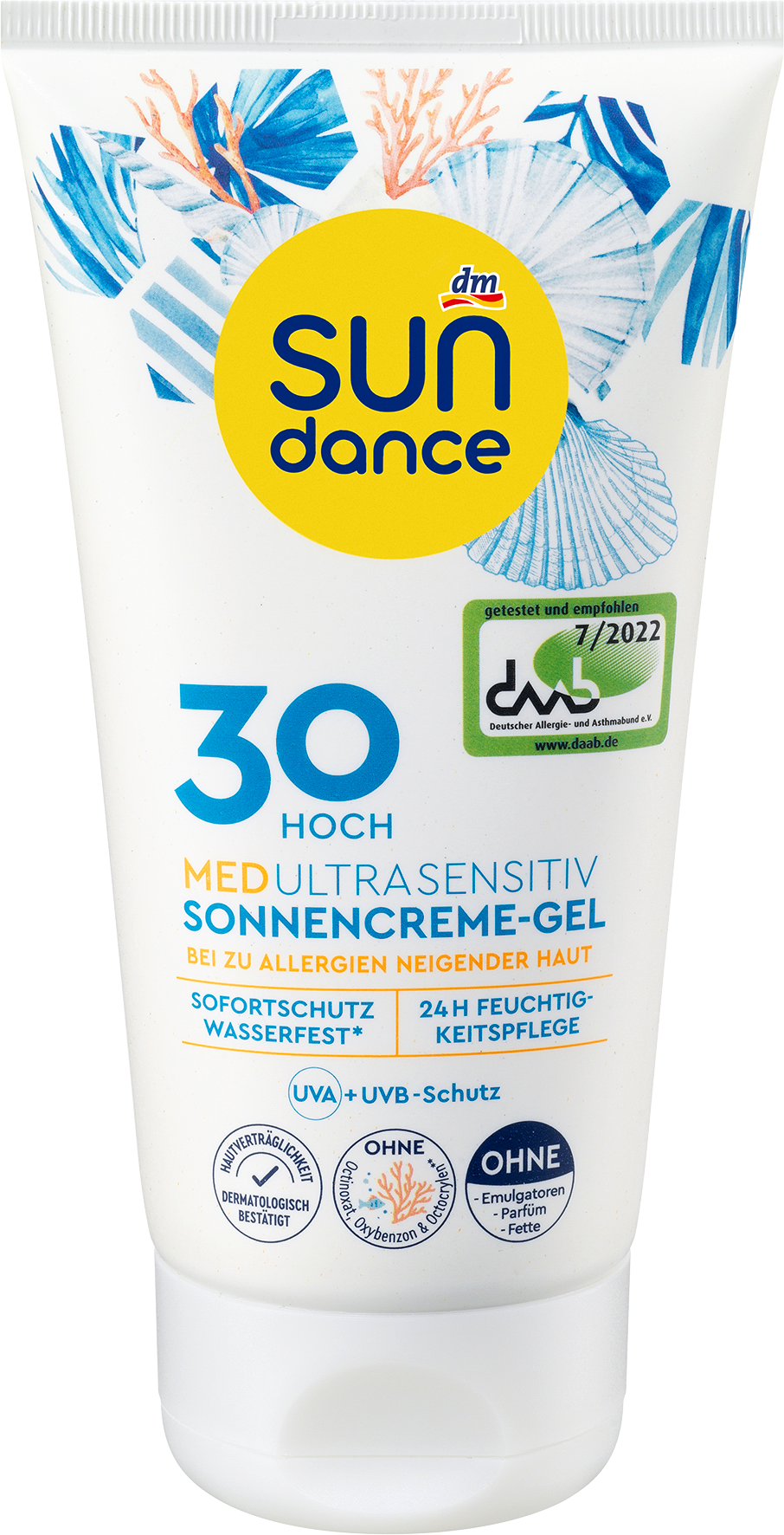 SUNDANCE جل كريم الشمس ، MED شديد الحساسية ، SPF 30 ، 150 مل