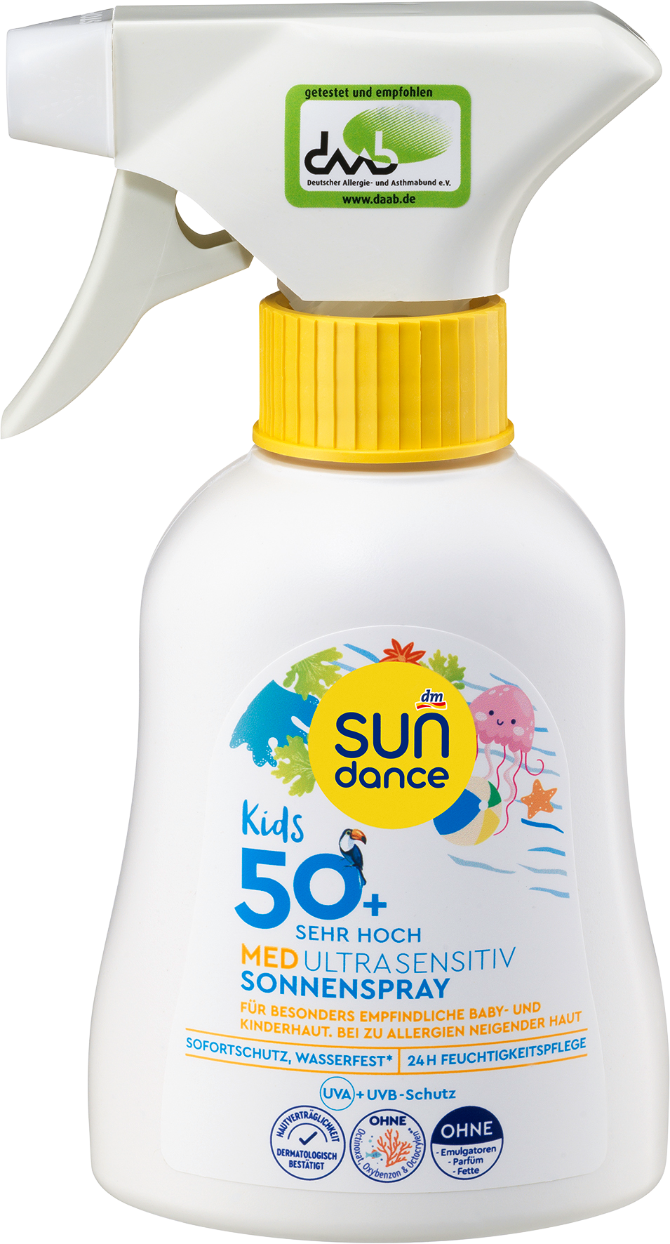 سوندانس بخاخ الشمس للأطفال، MED فائق الحساسية، SPF 50+، 200 مل