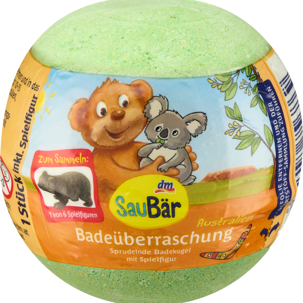 SauBär حمام مضاف للأطفال Bath Surprise أستراليا، 1 قطعة