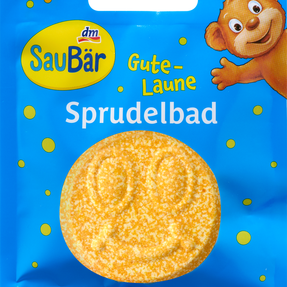 SauBär حمام فقاعات مضاف للأطفال مزاج جيد، 30 جرام