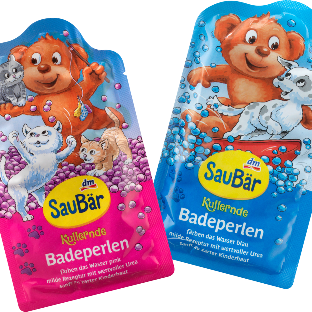 SauBär إضافات حمام للأطفال لؤلؤ الاستحمام ، 60 جم