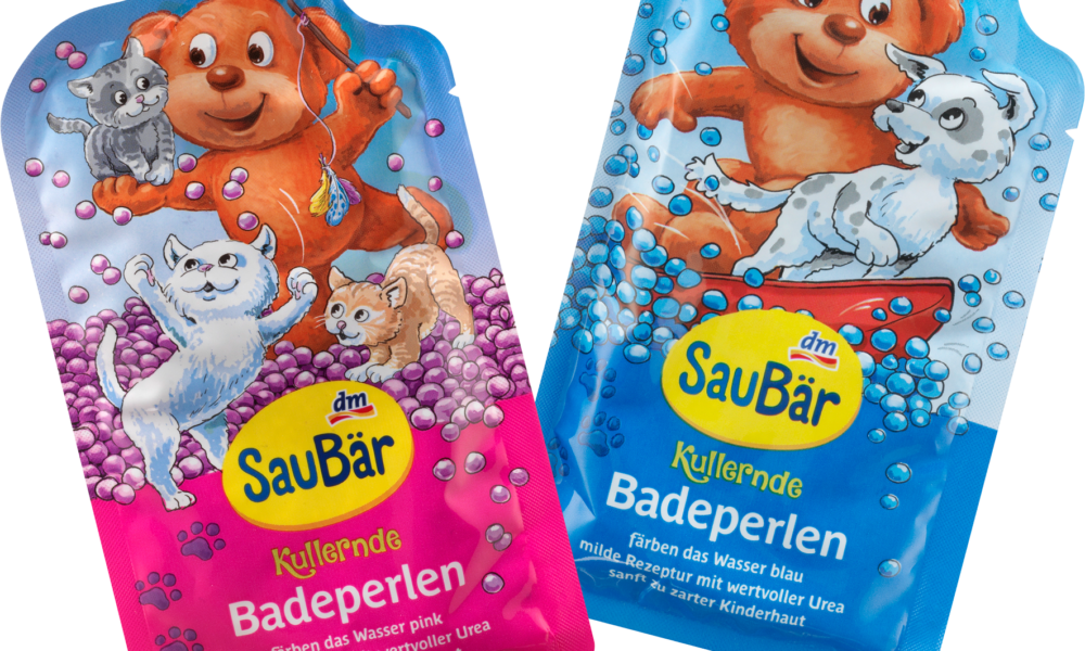 SauBär إضافات حمام للأطفال لؤلؤ الاستحمام ، 60 جم
