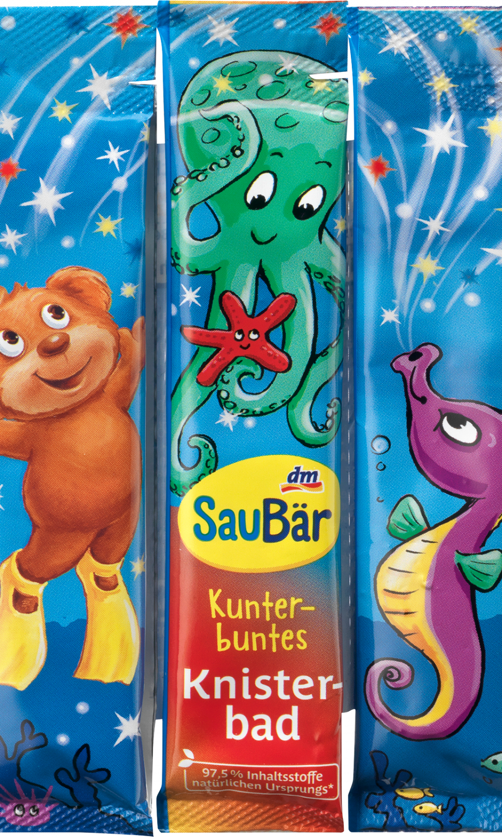 SauBär حمام إضافي للأطفال، 3 × 5 جم، 15 جم