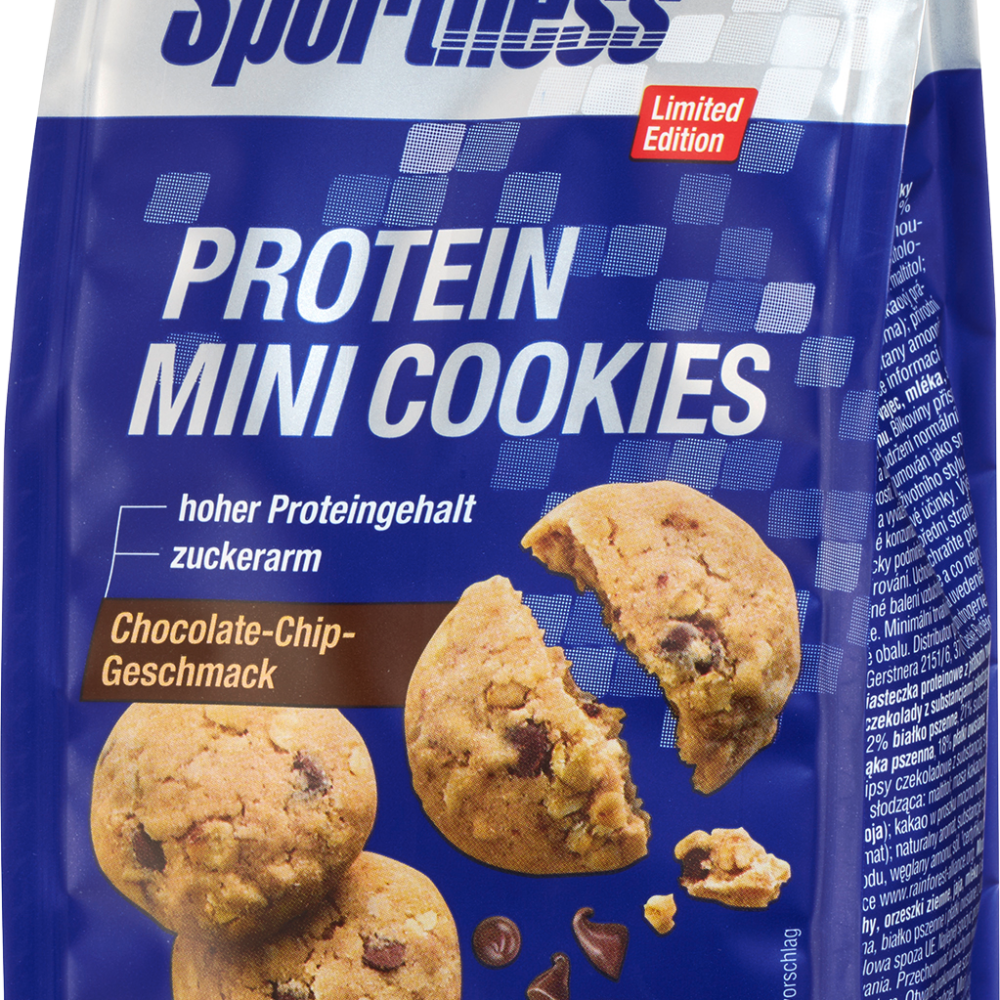 سبورتنيس بروتين ميني كوكيز، نكهة رقائق الشوكولاتة، 125 جرام