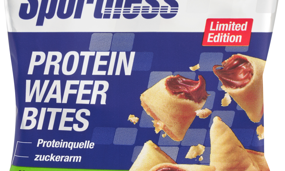 Sportness Protein Wafer Bites, نكهة البندق والكاكاو، 30 جم