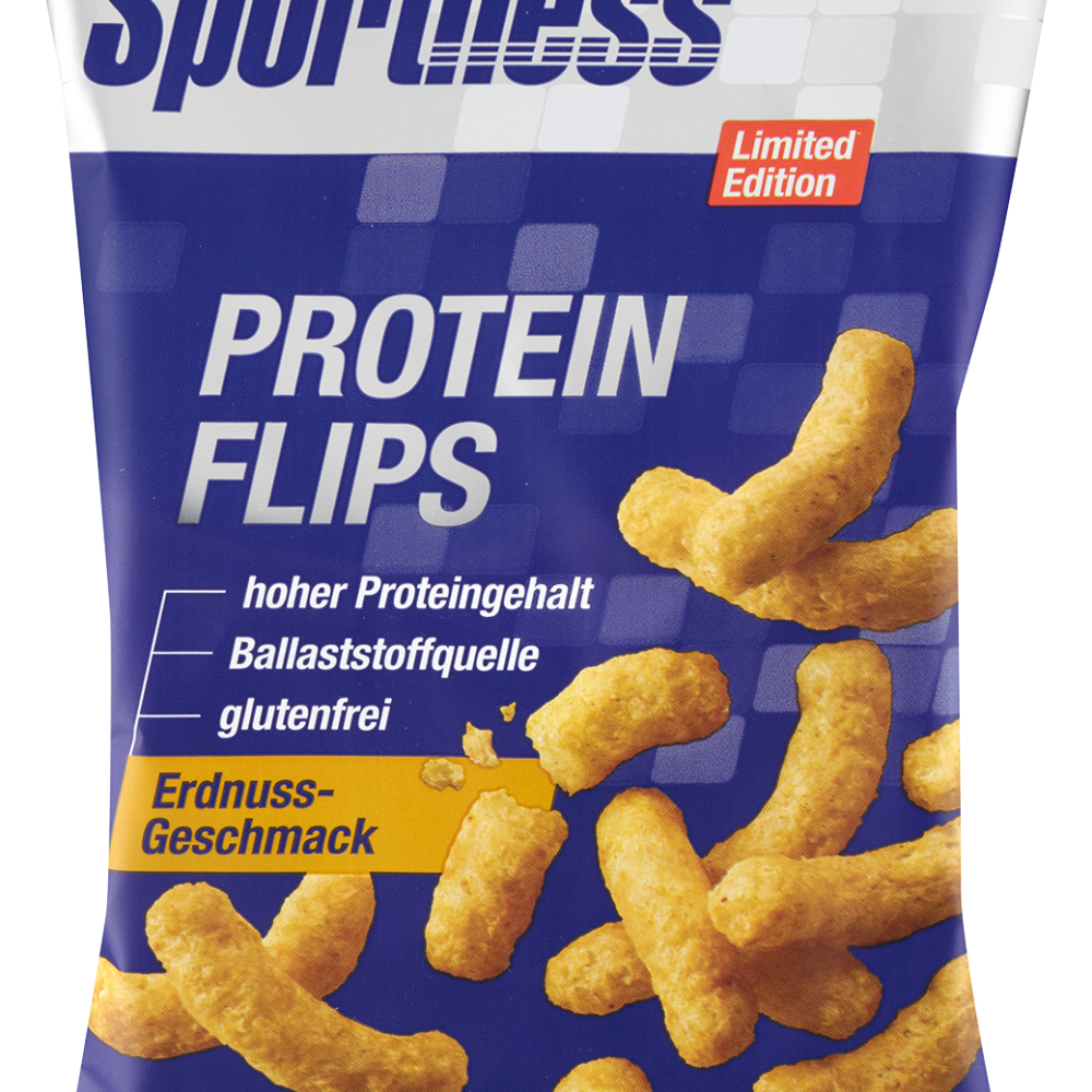 Sportness Protein Flips، نكهة الفول السوداني، 50 جم
