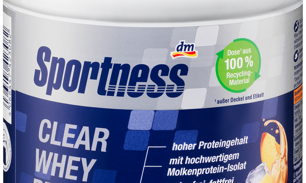 Sportness Protein Powder, بروتين مصل اللبن الصافي، نكهة الشاي المثلج بالخوخ، 400 جرام