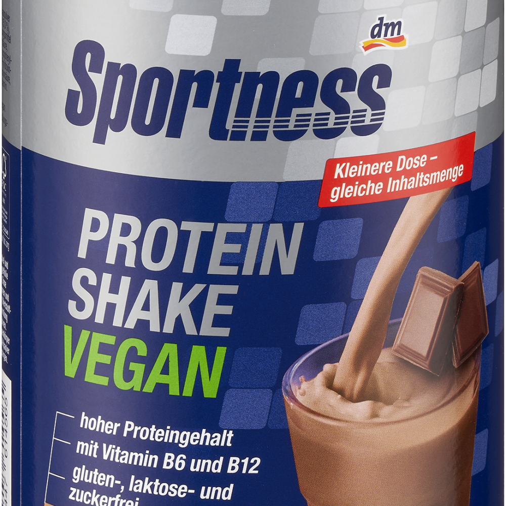Sportness Protein Powder, بروتين شيك بنكهة الشوكولاتة النباتية، 300 جرام