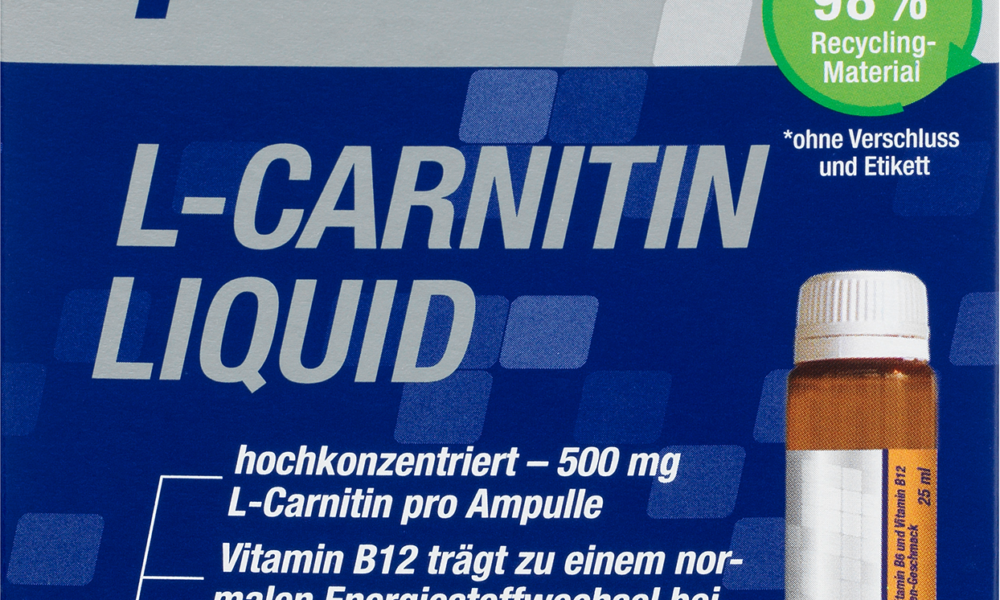 سبورتنيس L-Carnitine السائل، نكهة البرتقال، 7 قطع à 25 مل، 175 مل مكمل غذائي
