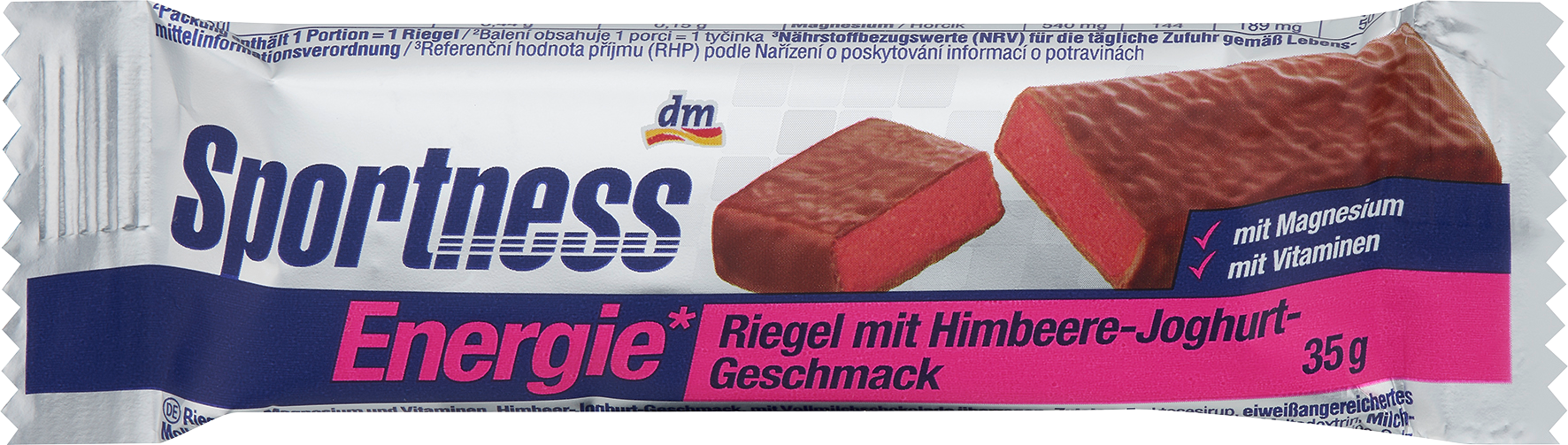 SportnessEnergy Bar, نكهة الزبادي والتوت، 35 جم