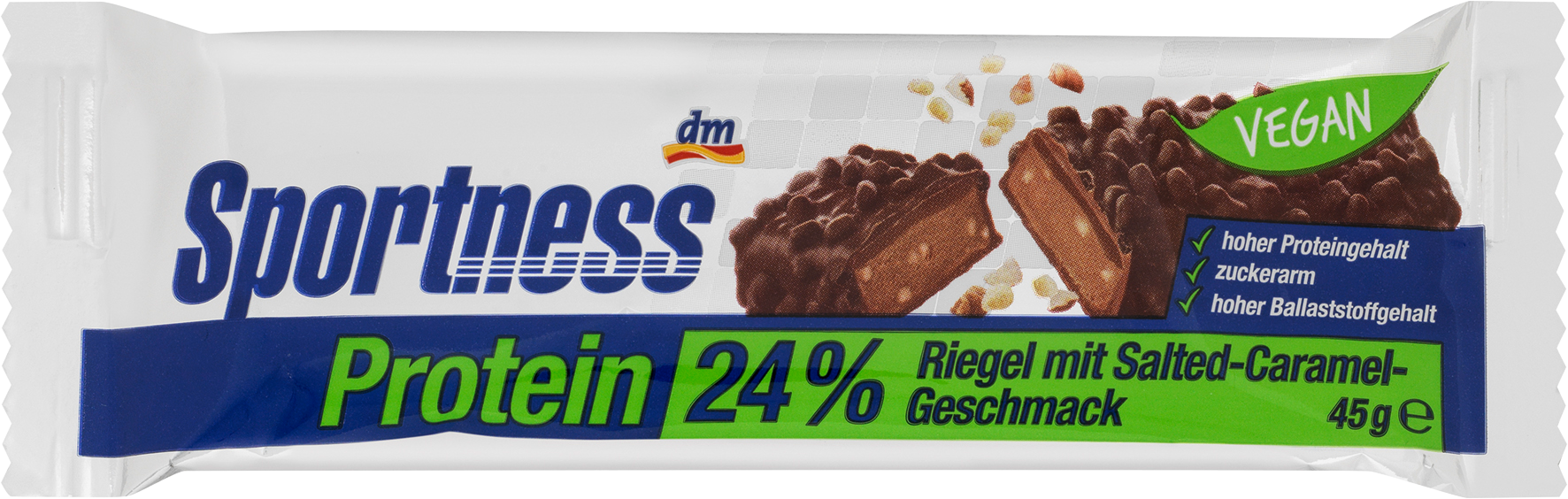 سبورتنيس بروتين بار 24٪، نكهة الكراميل المملح، 45 جرام