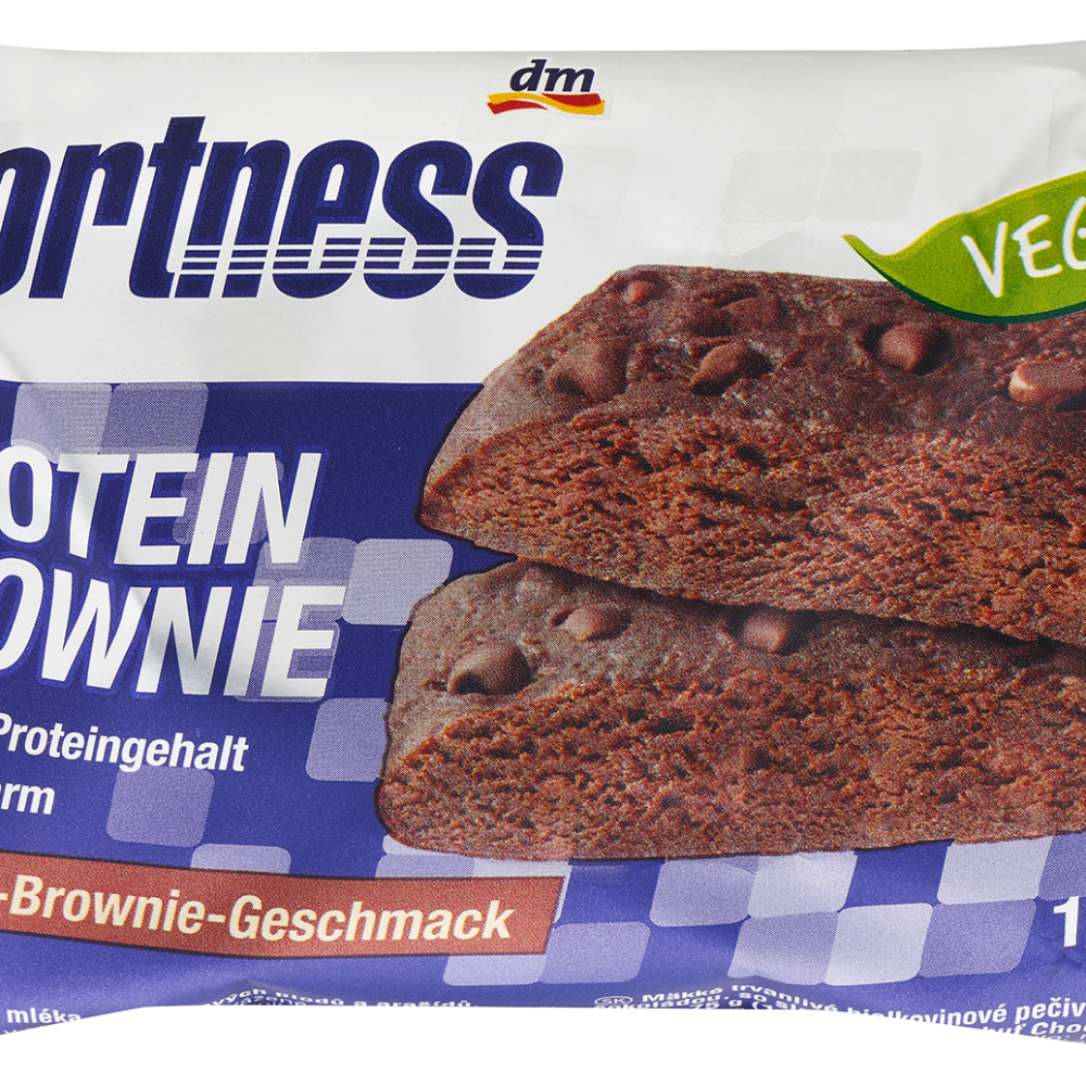 Sportness Protein Brownie, نكهة الشوكولاتة والبراوني، نباتي، 75 جرام