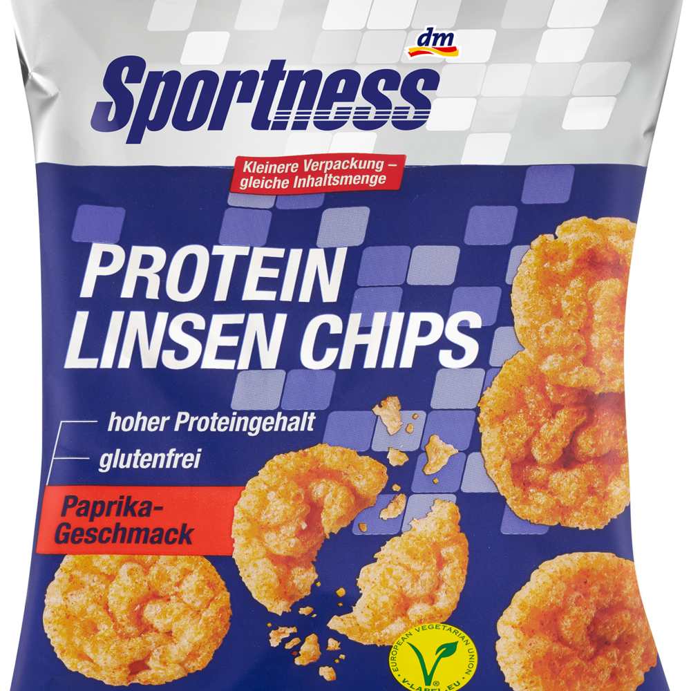 سبورتنيس ببروتين رقائق العدس ، نكهة الفلفل الحلو ، نباتي ، 40 جم