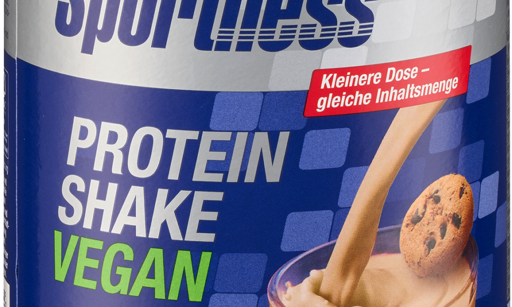 Sportness Protein Powder, بروتين شيك كوكيز نباتي ونكهة كريمة، 300 جرام