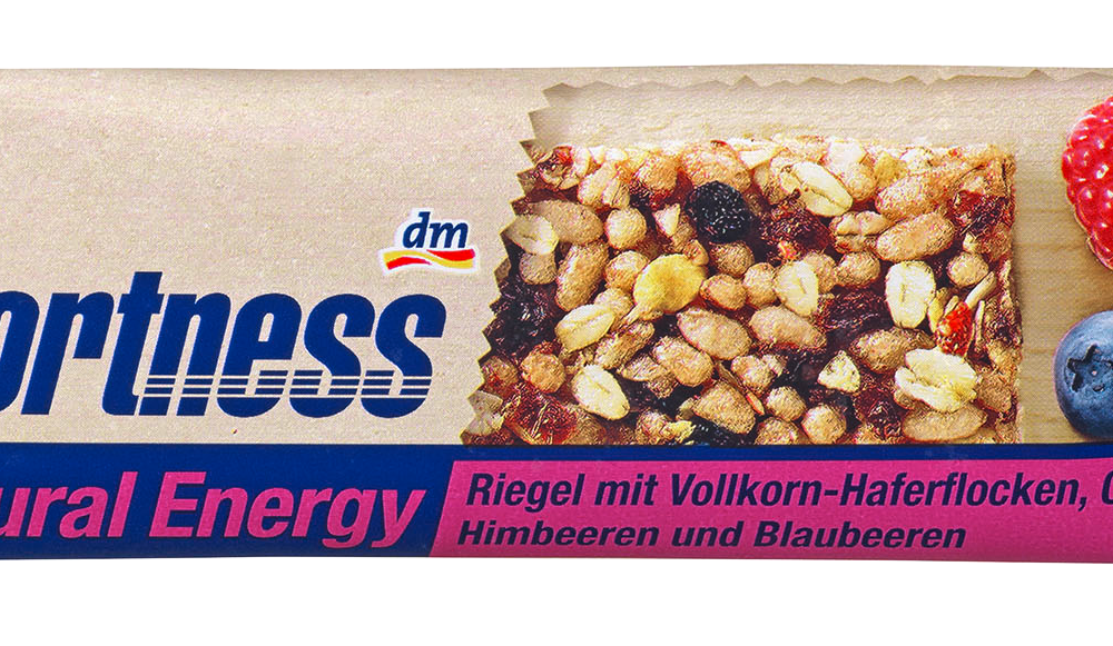 Sportness Energy Bar, Natural Energy، دقيق الشوفان المصنوع من الحبوب الكاملة، التوت البري، توت العليق والتوت الأزرق، 40 جم