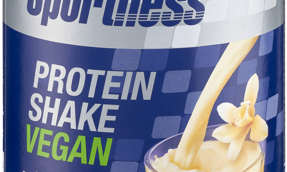 Sportness Protein Powder, بروتين شيك نباتي، نكهة الفانيليا، 300 جرام