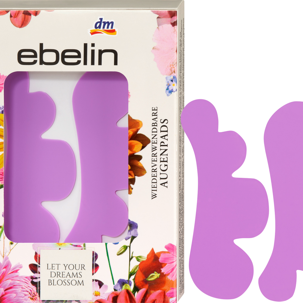 إيبلين وسادات عيون دع أحلامك تتفتح (1 زوج)، قابلة لإعادة الاستخدام، 2 قطعة