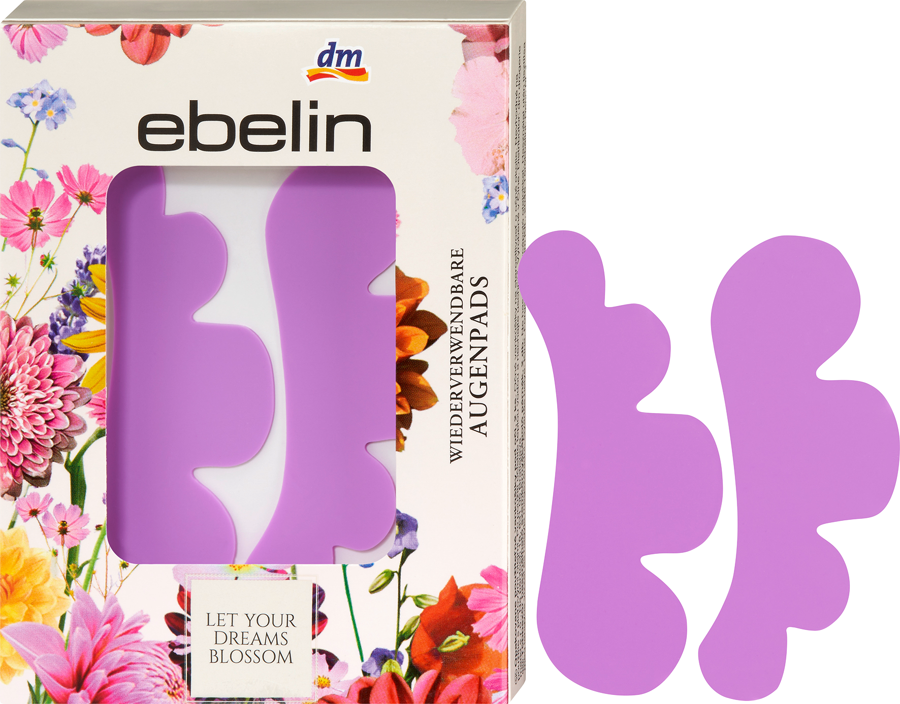 إيبلين وسادات عيون دع أحلامك تتفتح (1 زوج)، قابلة لإعادة الاستخدام، 2 قطعة