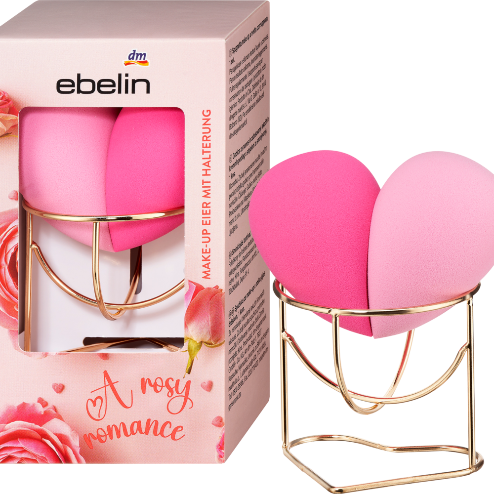 إيبلين بيض مكياج مع حامل رومانسية وردية ، 1 قطعة