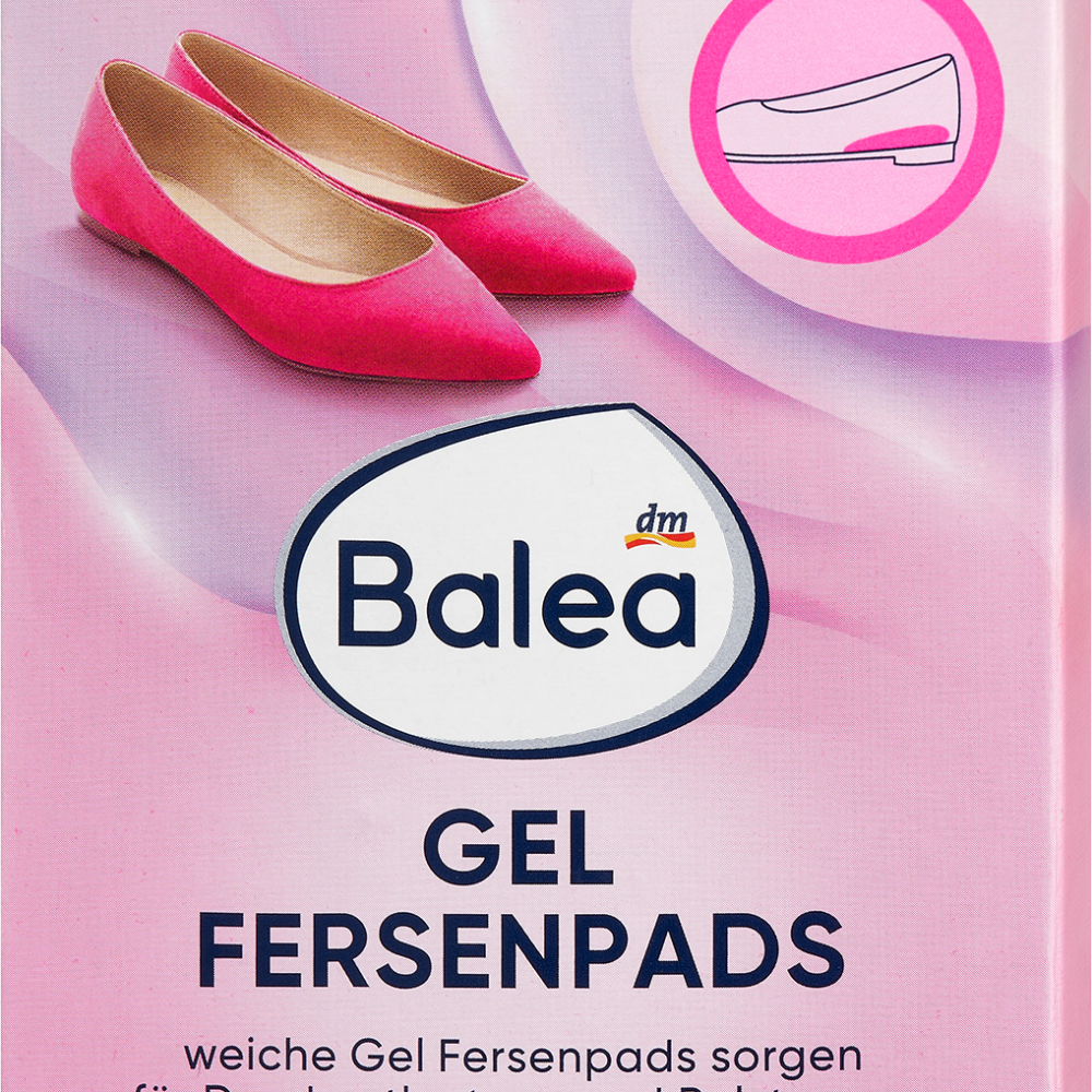 Balea ضمادات جل للحماية من نقطة الضغط للكعب السفلي ، 2 قطعة