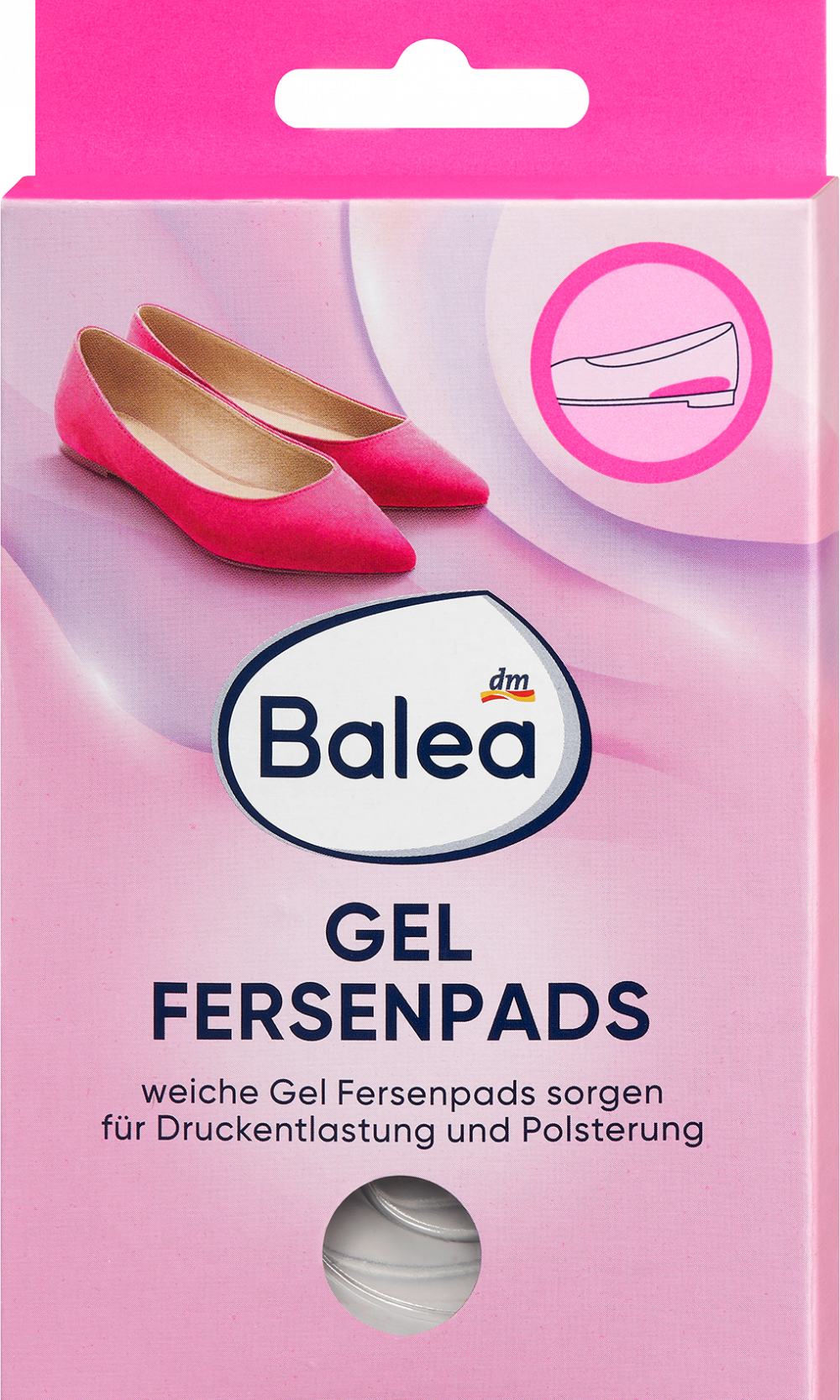 Balea ضمادات جل للحماية من نقطة الضغط للكعب السفلي ، 2 قطعة