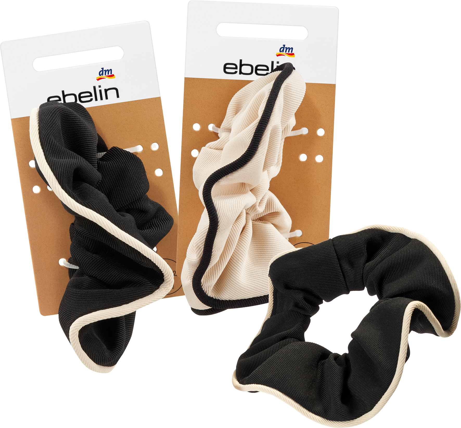 إبلين سكرانشي أسود/بيج، 1 قطعة