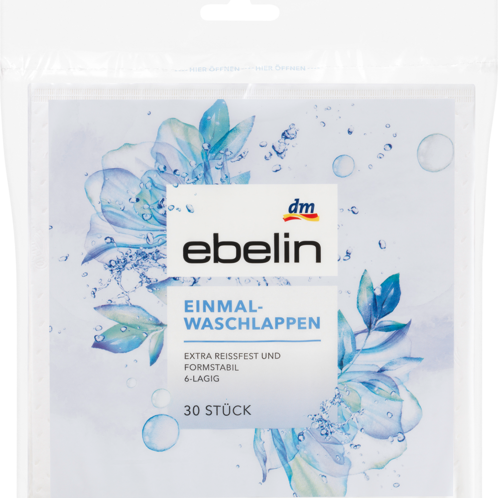 مناشف ebelin التي تستخدم لمرة واحدة ، 30 قطعة