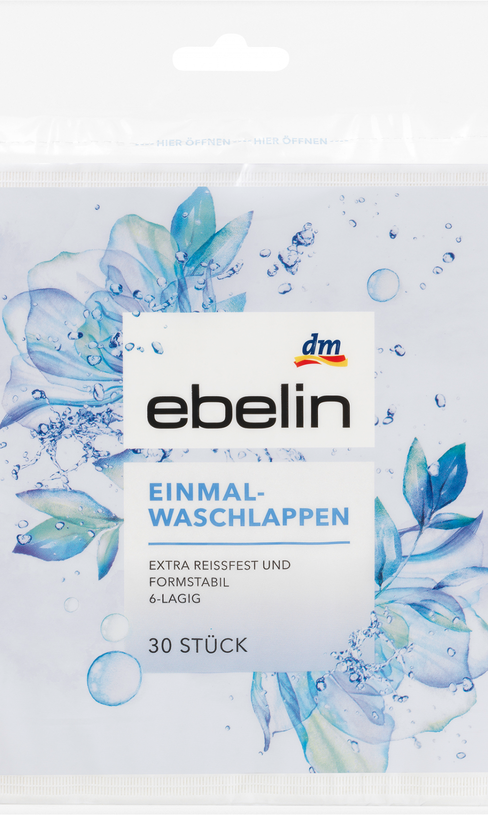 مناشف ebelin التي تستخدم لمرة واحدة ، 30 قطعة