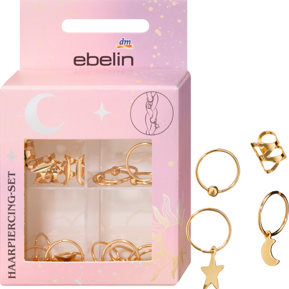 إيبلين طقم ثقب للشعر ستاي وايلد، للأطفال، 16 قطعة