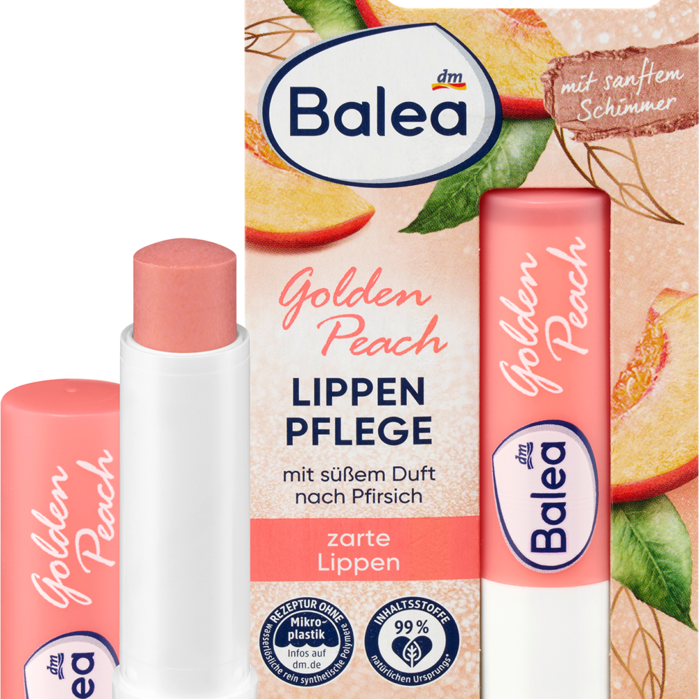 باليا - العناية بالشفاه بالخوخ الذهبي، 4.8 جم
