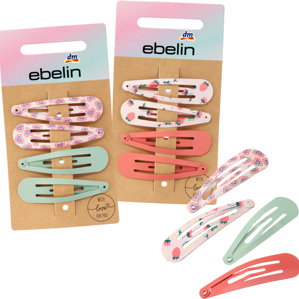 إيبلين كليبس هير كلبس / فراولة ، 4 قطع