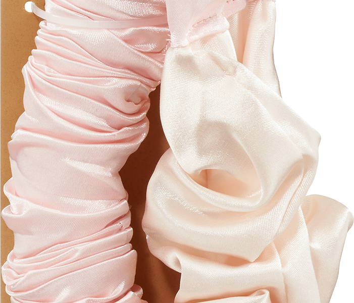 ebelin Wellen- & Volumen scrunchie pink ، 1 قطعة