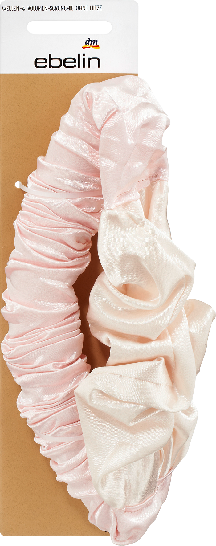 ebelin Wellen- & Volumen scrunchie pink ، 1 قطعة