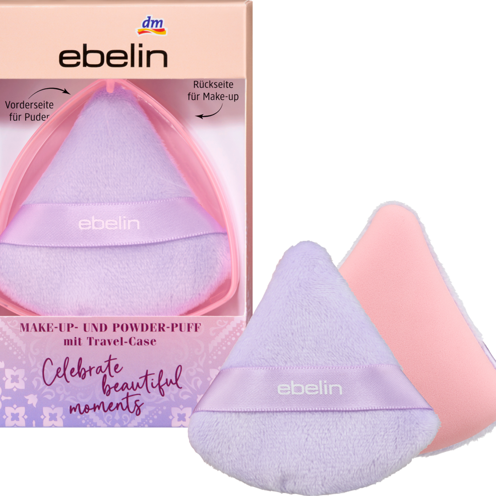 إيبلين بودرة مكياج بنفخة مع حافظة احتفال باللحظات الجميلة، 1 قطعة