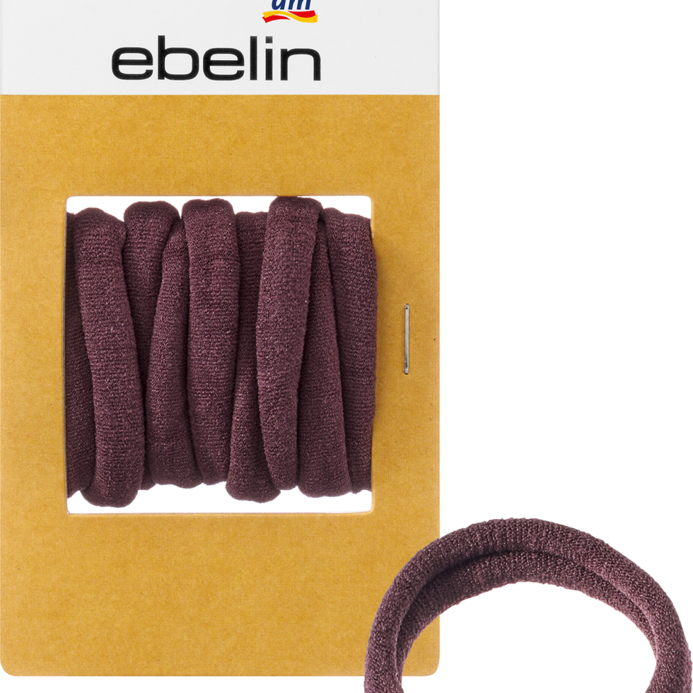 إيبلين أربطة شعر ناعمة، بني، 9 قطع