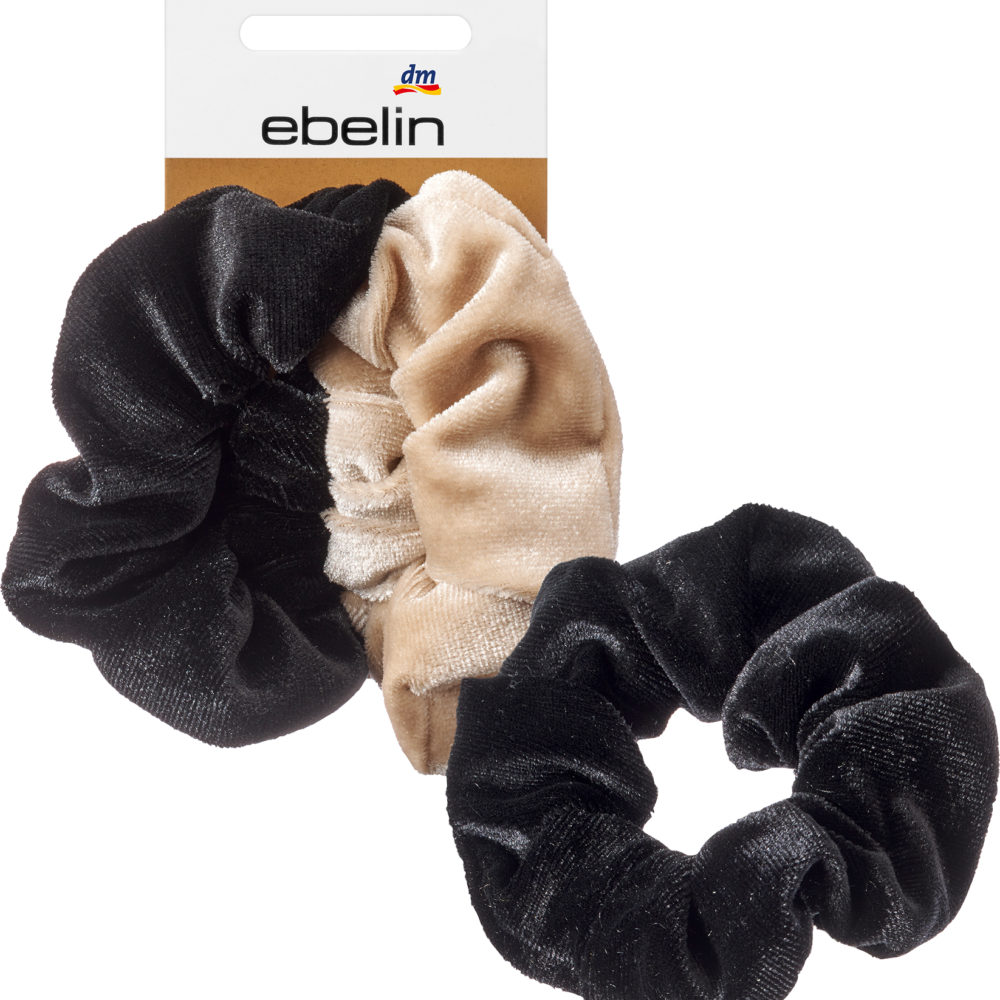 إيبلين سكرانشيز مخمل لوك أسود، بيج، 2 قطعة