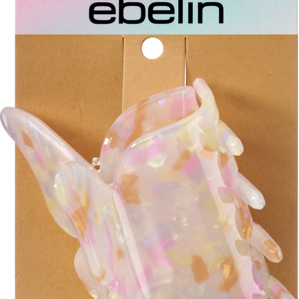 مشبك شعر إيبلين باترفلاي وردي، 1 قطعة