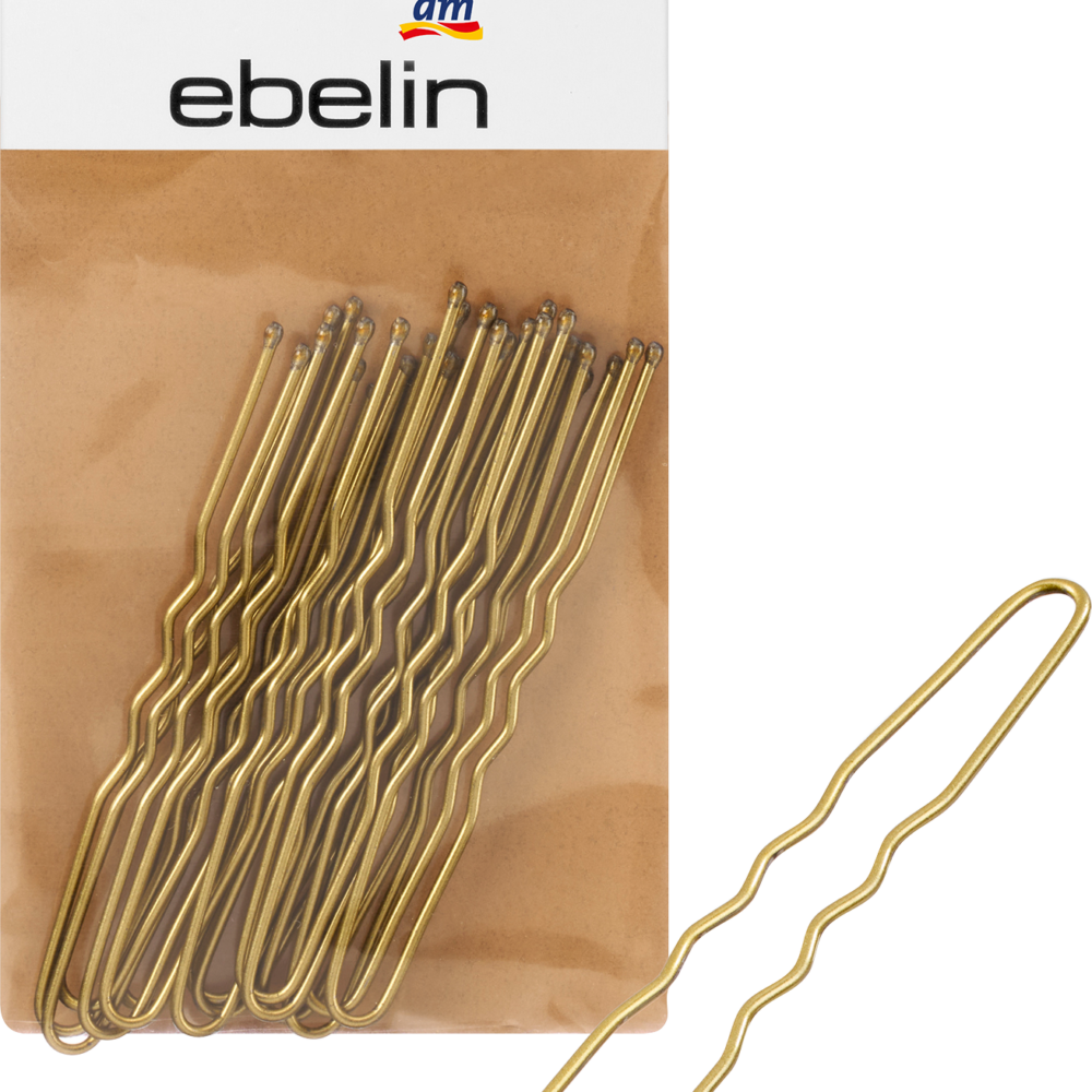 دبابيس شعر إيبلين لوند جولد لوك، 15 قطعة