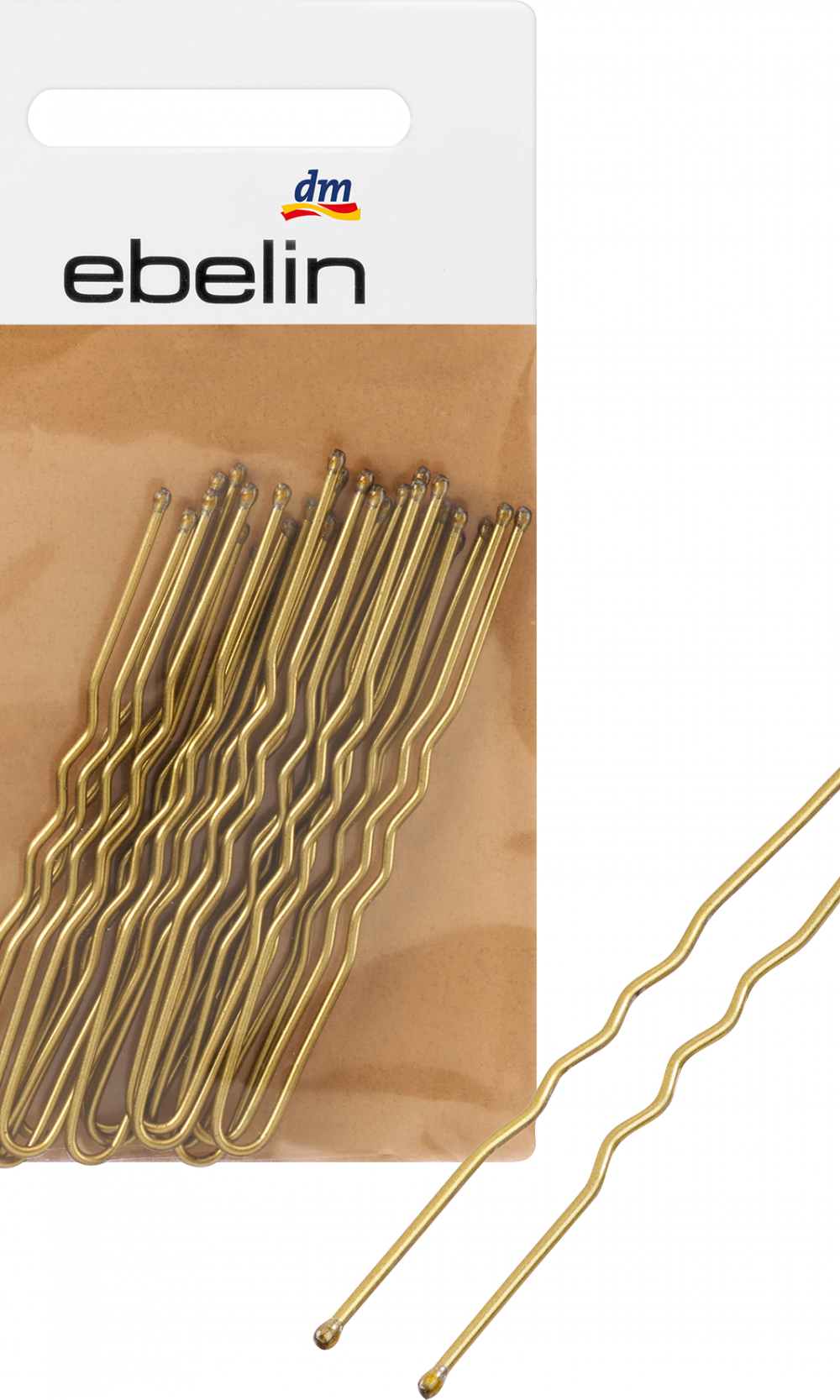 دبابيس شعر إيبلين لوند جولد لوك، 15 قطعة