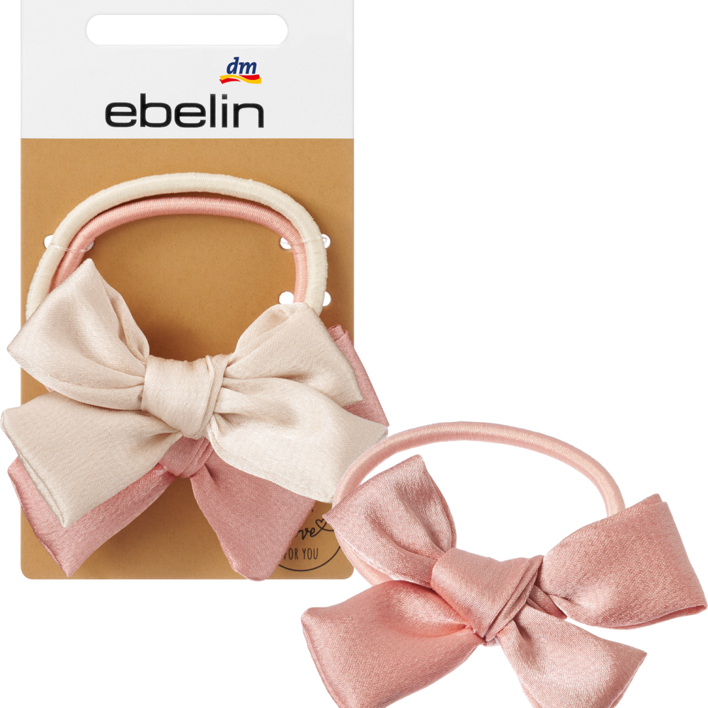 إبلين أربطة شعر مع أقواس ، 2 قطعة