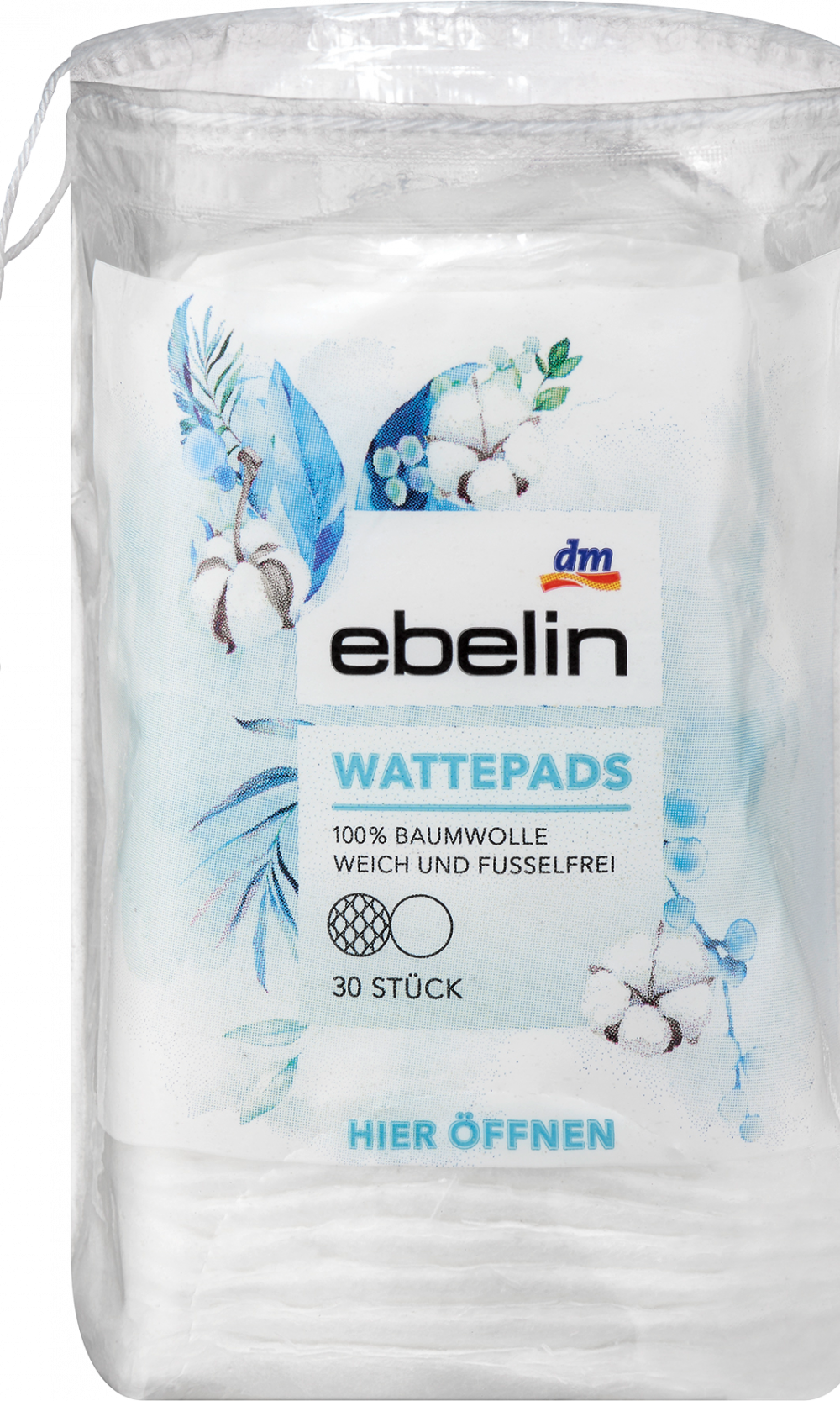 فوط قطن Ebelin ، 30 قطعة