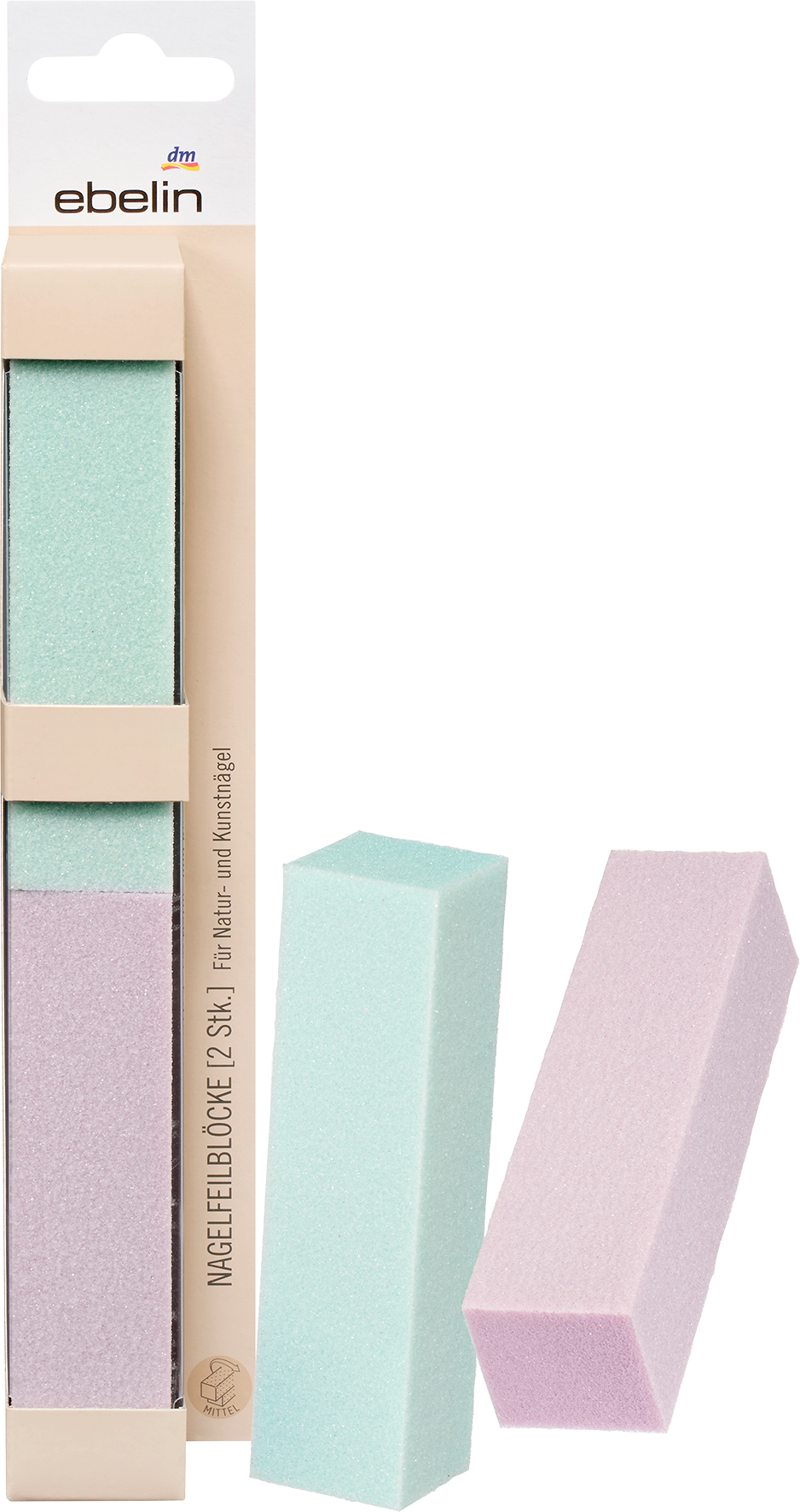 إبلين بلوك مبرد الأظافر ، 2 قطعة